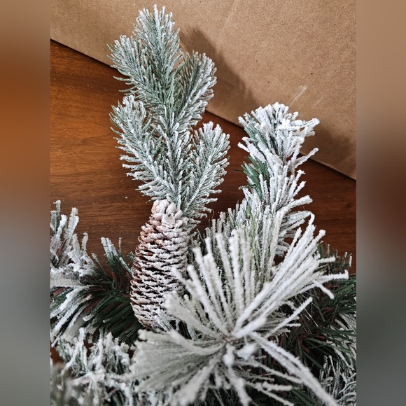 Ashland Snowy Spruce Pinecone Branch - Picture 3 of 5